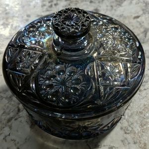 Art decor carnival glass dish